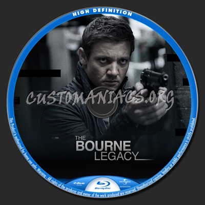 The Bourne Legacy blu-ray label