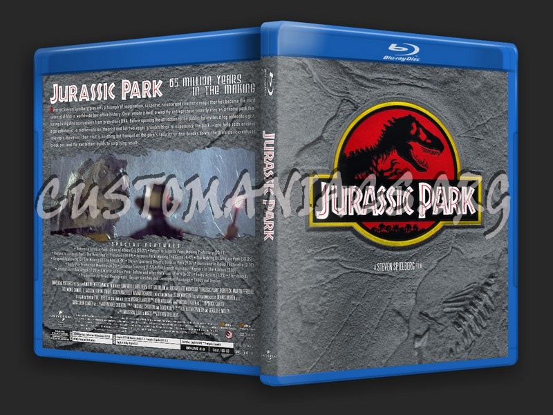 Jurassic Park blu-ray cover