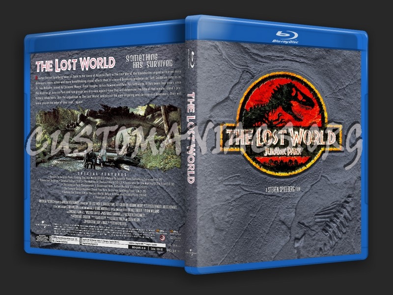 The Lost World - Jurassic Park blu-ray cover