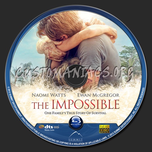 The Impossible blu-ray label