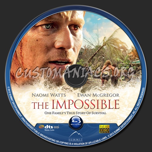 The Impossible blu-ray label