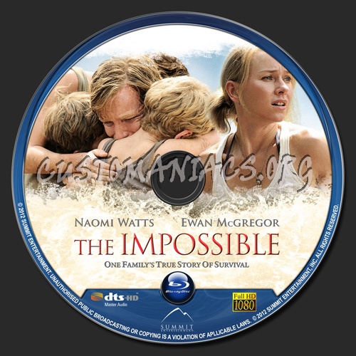 The Impossible blu-ray label