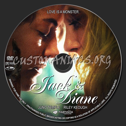 Jack & Diane dvd label