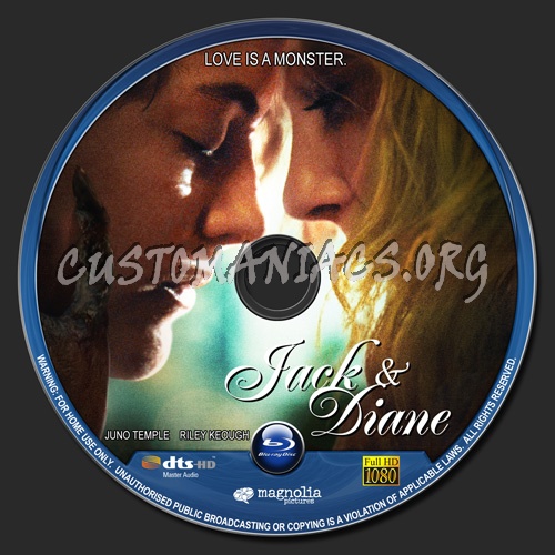 Jack & Diane blu-ray label