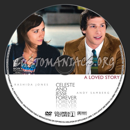 Celeste and Jesse Forever dvd label