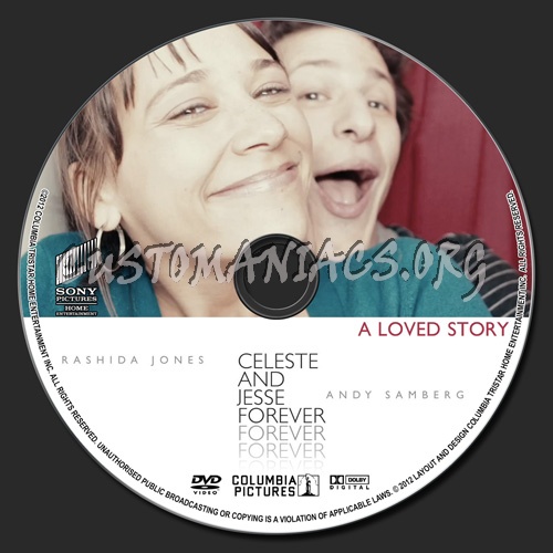 Celeste and Jesse Forever dvd label