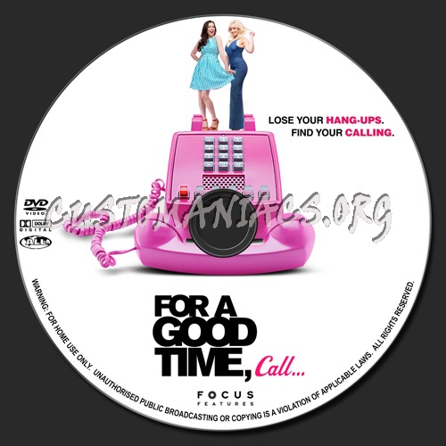 For a Good Time Call dvd label