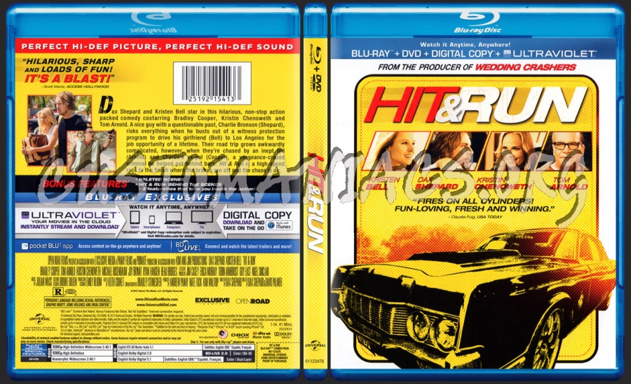 Hit And Run blu-ray cover