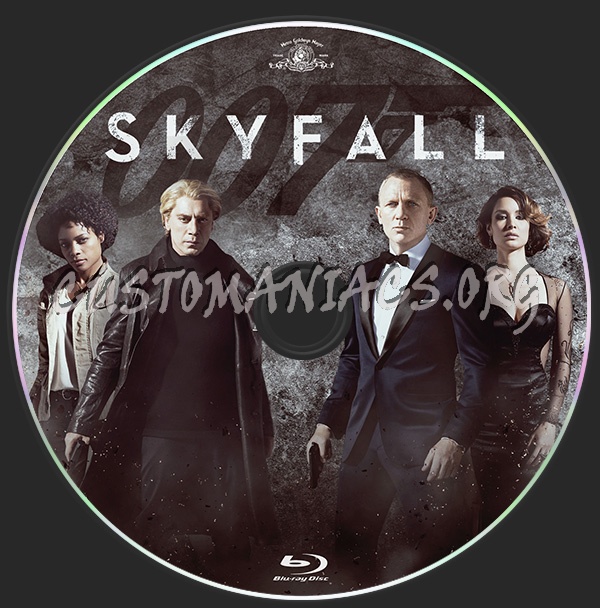 Skyfall blu-ray label