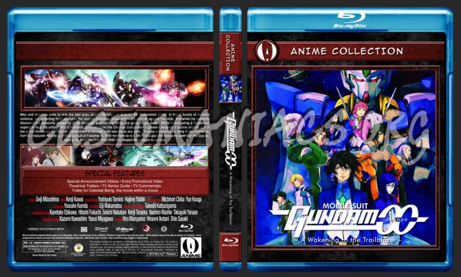 Anime Collection Mobile Suit Gundam 00 A Wakening of the Trailblazer blu-ray cover