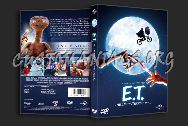 E.T. The Extra-Terrestrial dvd cover