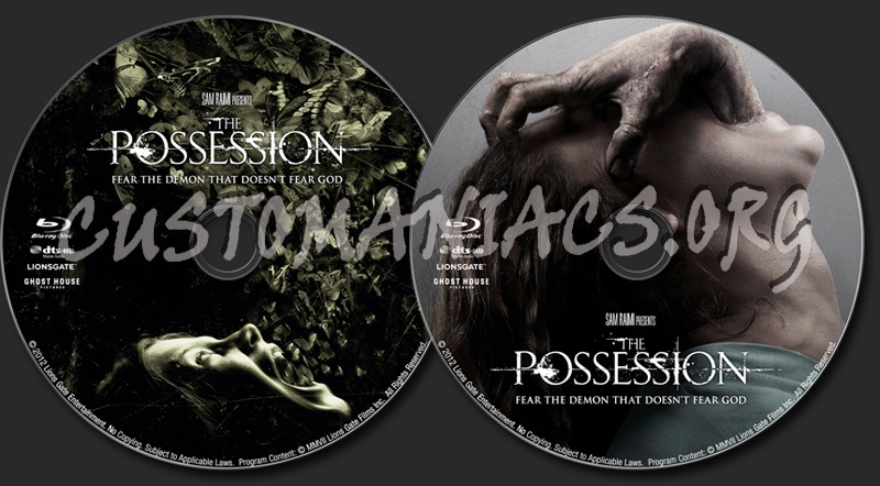 The Possession blu-ray label