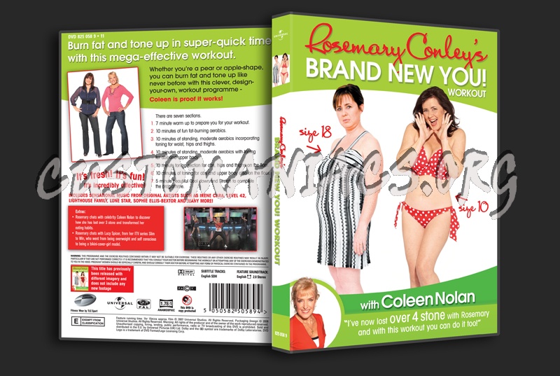 Rosemary Conley's  Brand New You! Workout dvd cover