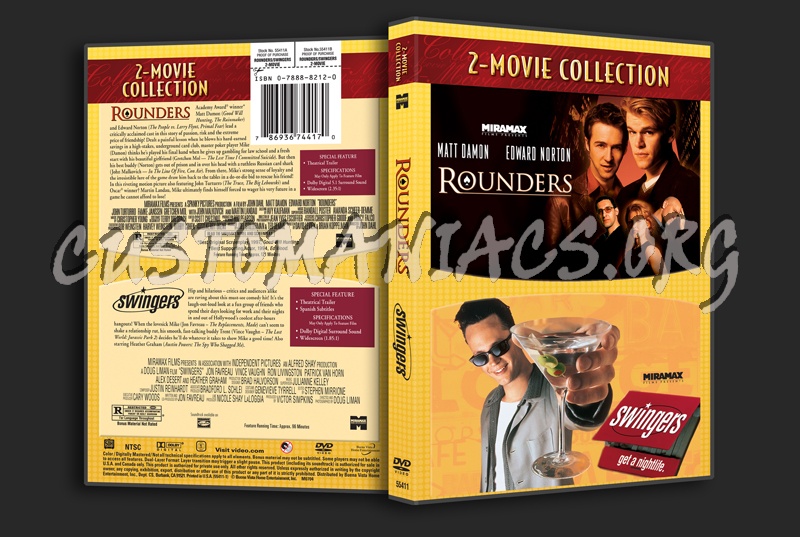 Rounders / Swingers dvd cover