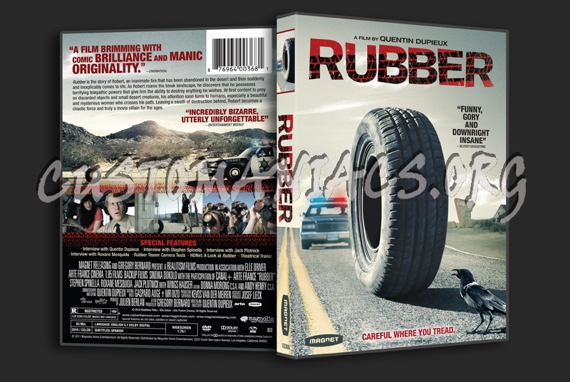 Rubber dvd cover