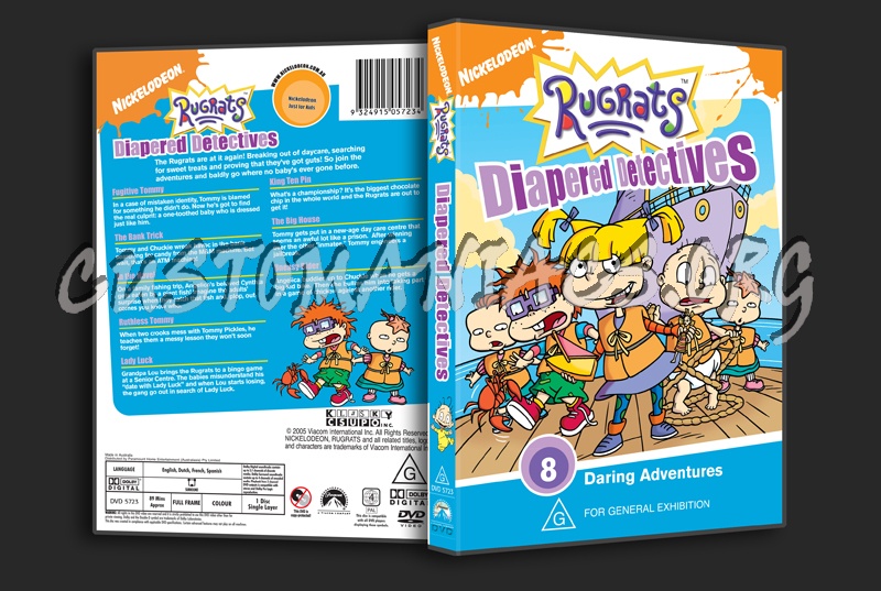 Rugrats Diapered Detectives dvd cover