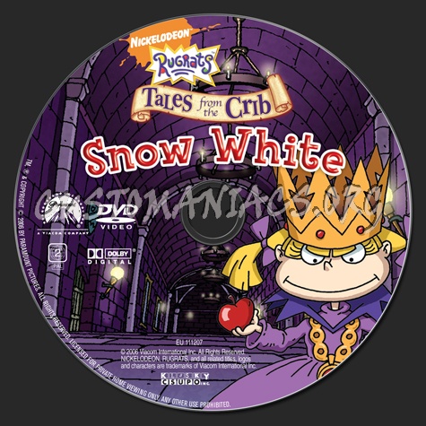 Rugrats Tales from the Crip Snow White dvd label