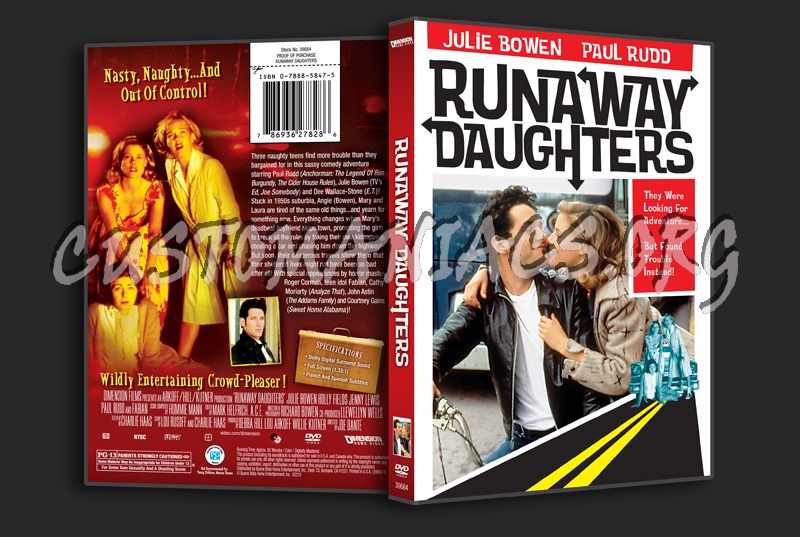 Runaway Daughters dvd cover