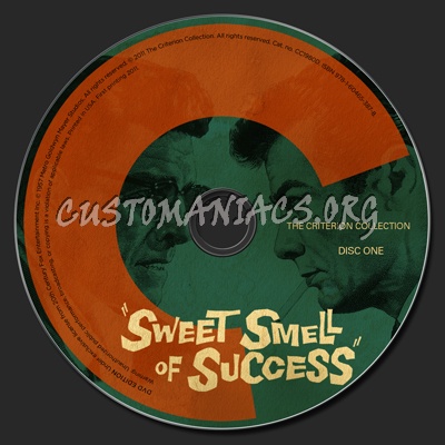 555 Sweet Smell of Success dvd label