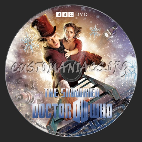 Doctor Who Christmas Special 2012 The Snowmen dvd label