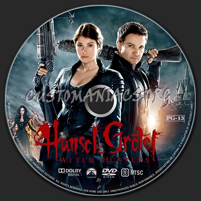 Hansel and Gretel Witch Hunters dvd label
