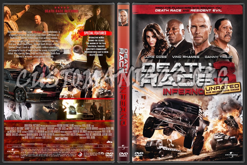 Death Race 3: Inferno dvd cover