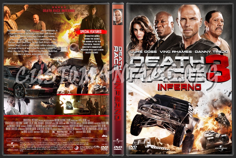 Death Race 3: Inferno dvd cover