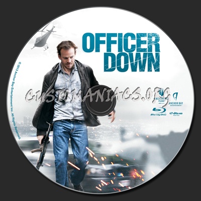Officer Down blu-ray label
