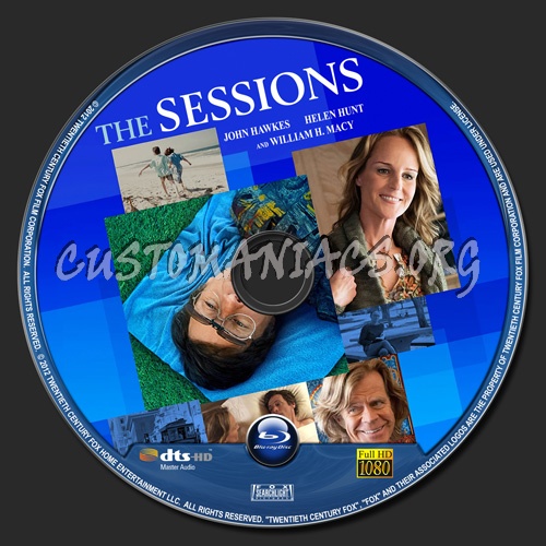 The Sessions blu-ray label