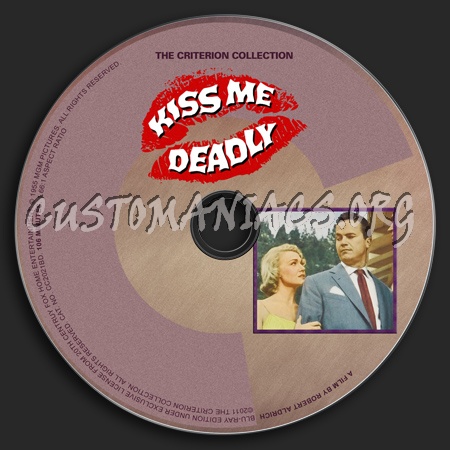 568 - Kiss Me Deadly dvd label