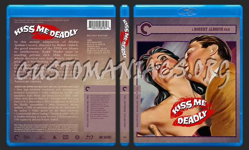 568 - Kiss Me Deadly blu-ray cover