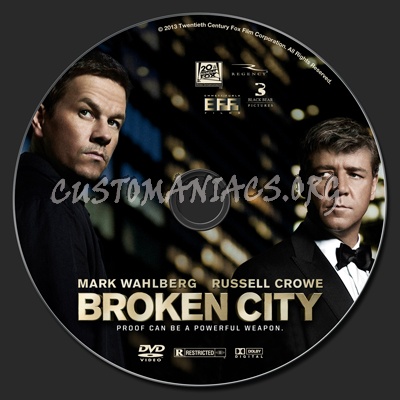 Broken City dvd label