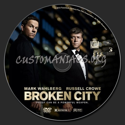 Broken City dvd label