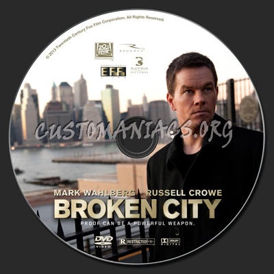 Broken City dvd label