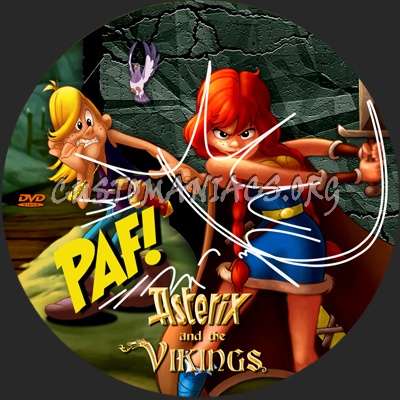 Asterix And The Vikings dvd label