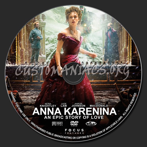 Anna Karenina dvd label