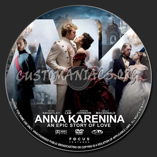 Anna Karenina dvd label