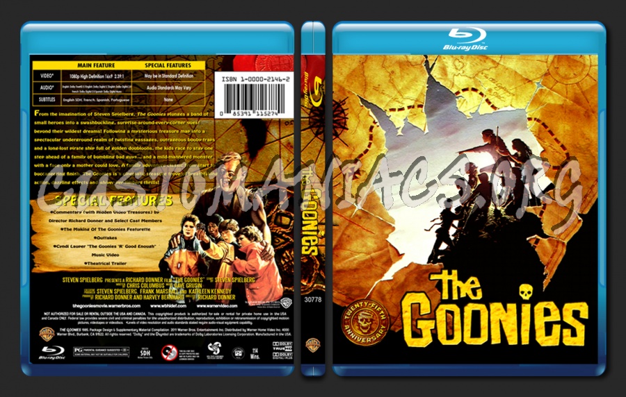 The Goonies blu-ray cover