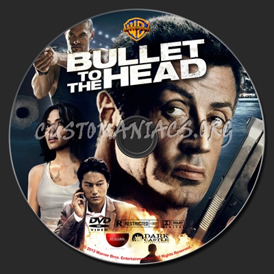 Bullet To The Head dvd label