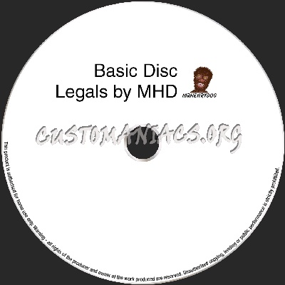 disc legals dvd label