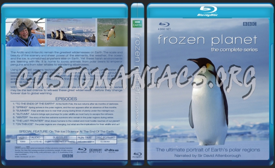 Frozen Planet blu-ray cover