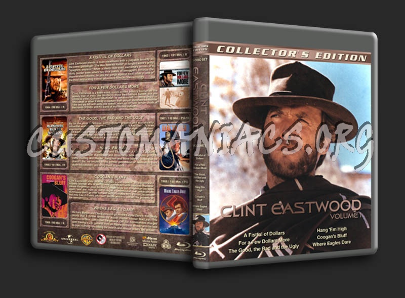 Clint Eastwood Collection - Volume 1 blu-ray cover