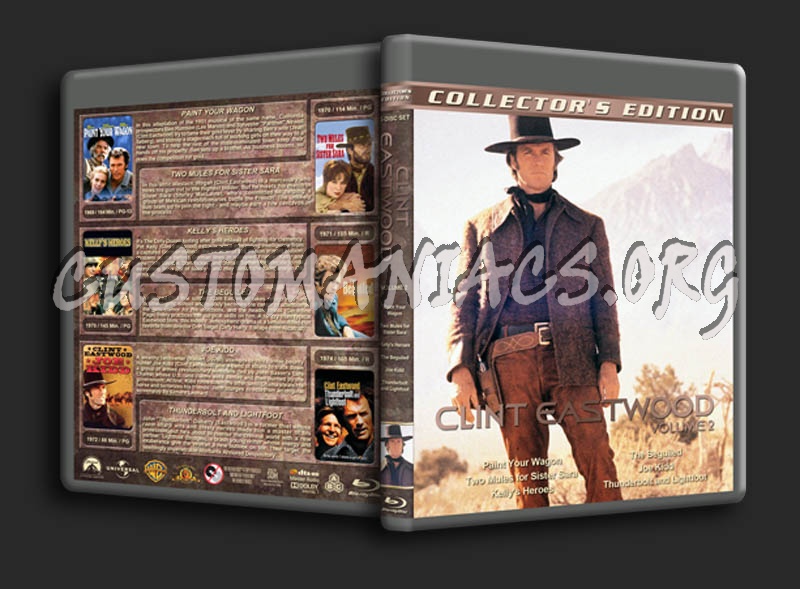 Clint Eastwood Collection - Volume 2 blu-ray cover