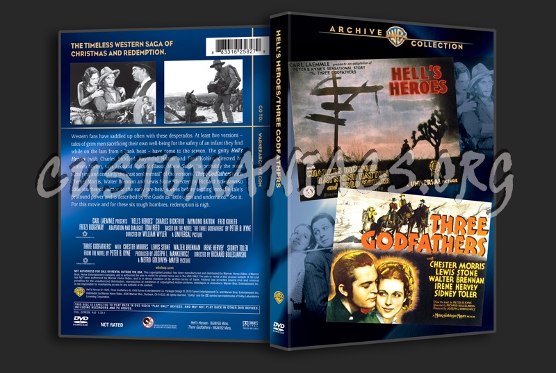 Hell's Heroes / Three Godfathers dvd cover