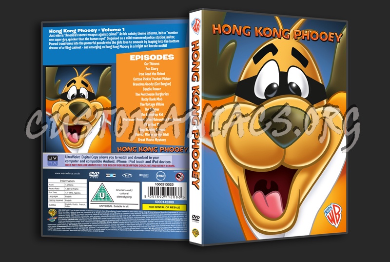 Hong Kong Phooey dvd cover