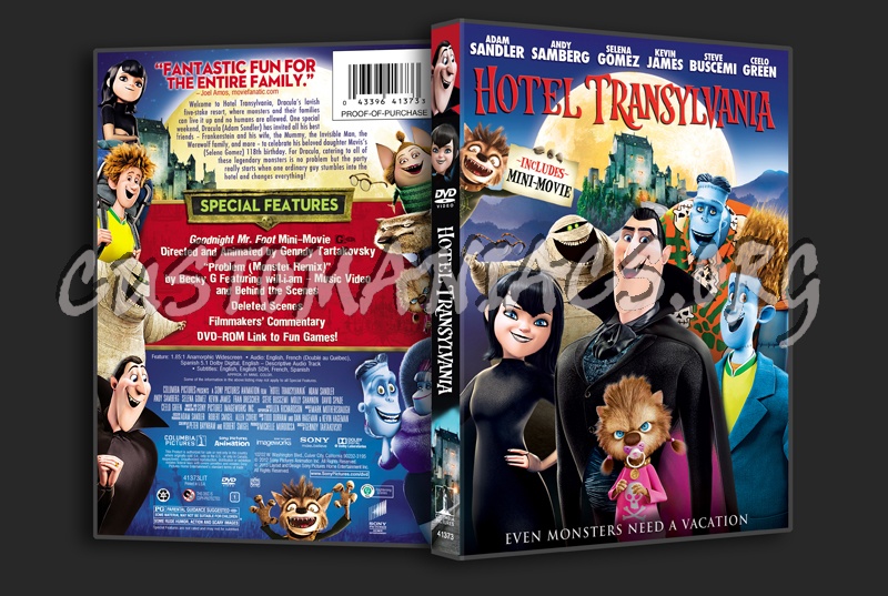 Hotel Transylvania dvd cover