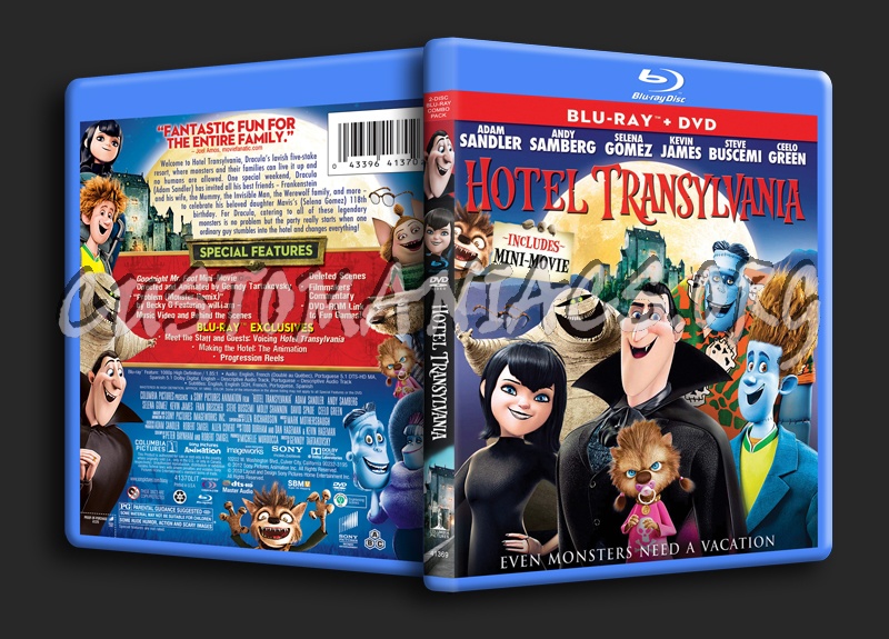 Hotel Transylvania blu-ray cover