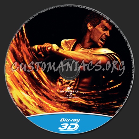 Immortals 3D blu-ray label