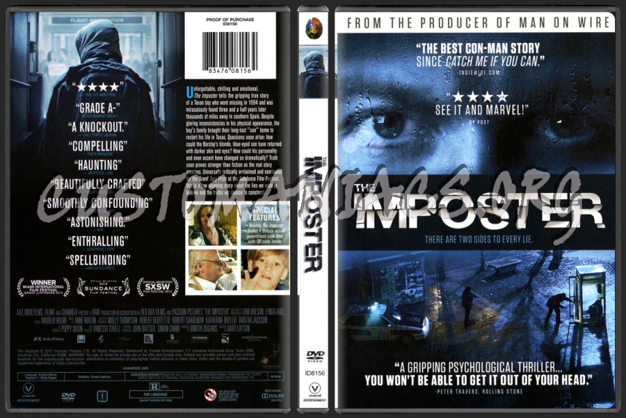 The Imposter dvd cover