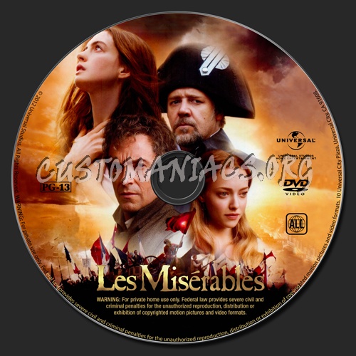 Les Misrables dvd label